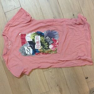 Pink Let Equality Bloom Graphic Tee